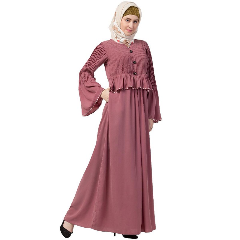Pearl work abaya online